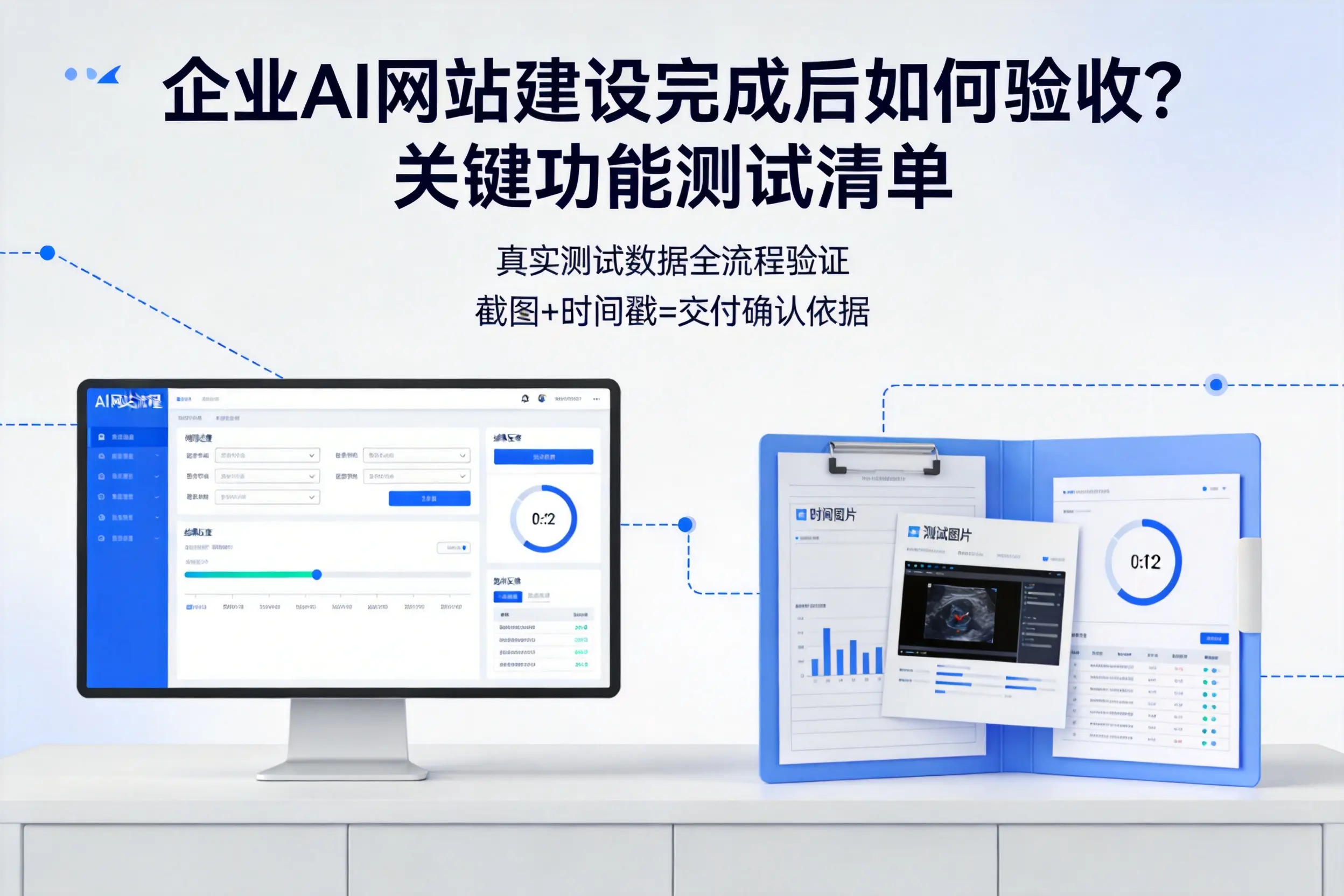 葫芦岛企业AI网站建设完成后如何验收？关键功能测试清单