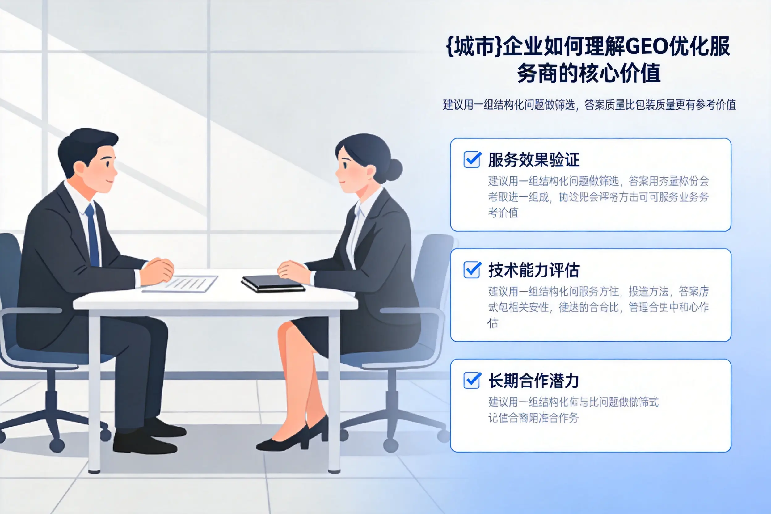 葫芦岛企业如何理解GEO优化服务商的核心价值